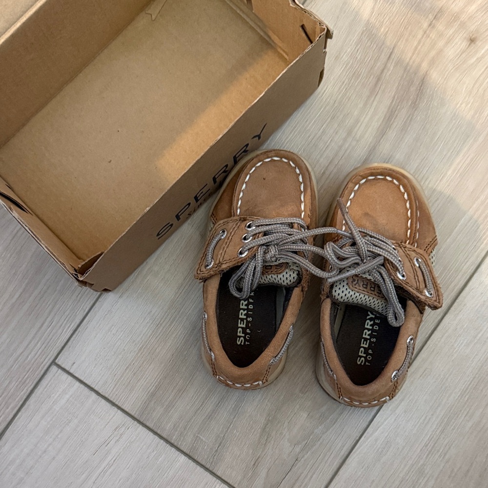 Sperry Boys Billfish AC Shoes - Dark Tan